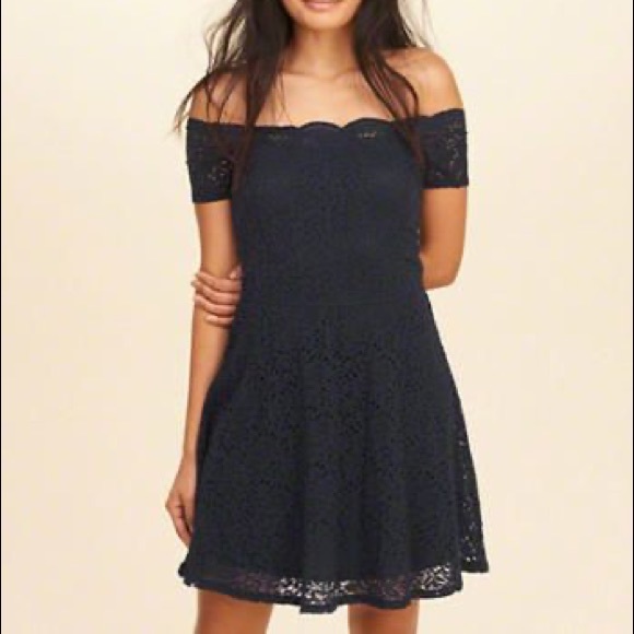 hollister off the shoulder dress